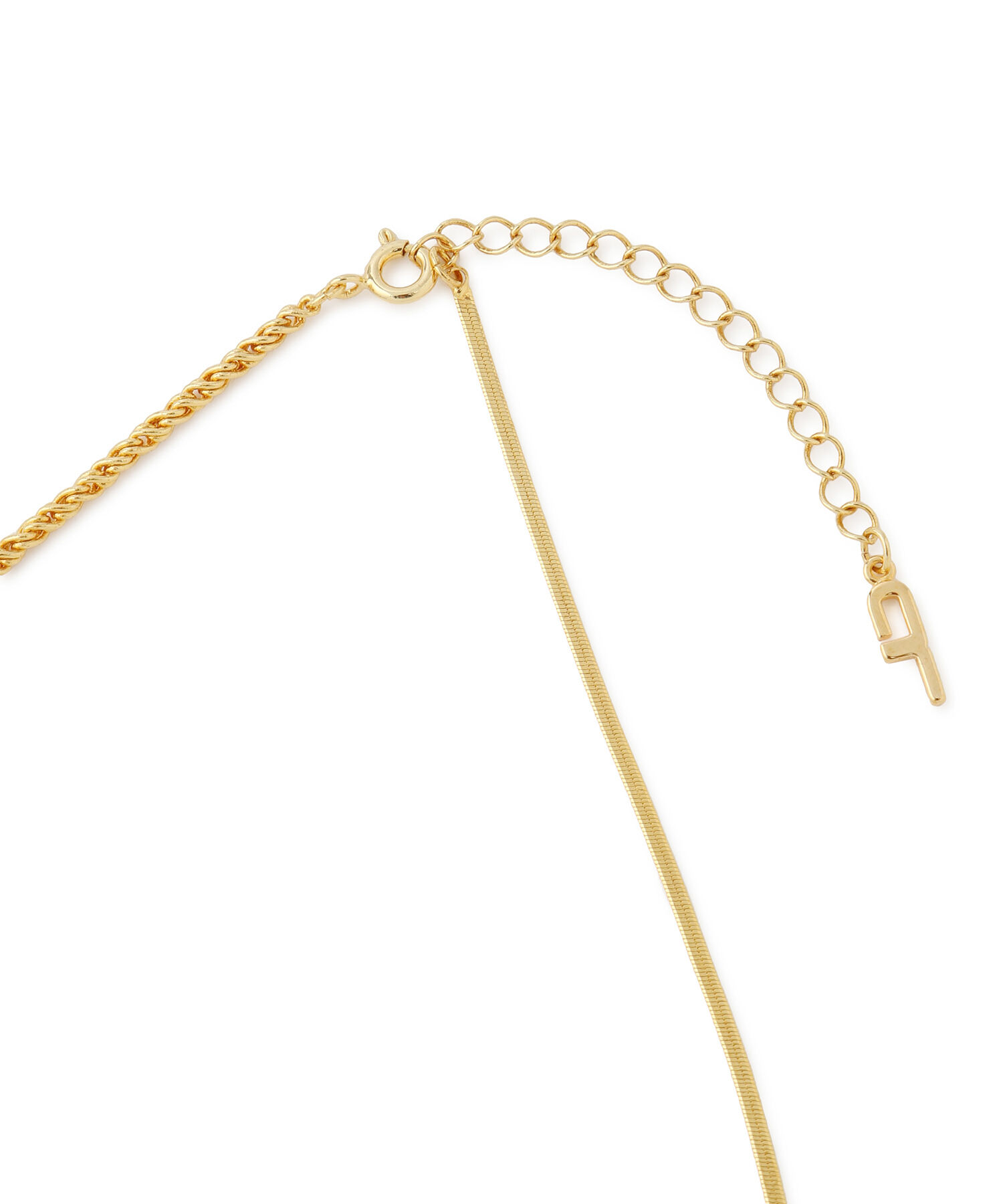 ADAM ET ROPE'「LES BIJOUX コンビチェーンネックレス」|ネックレス|