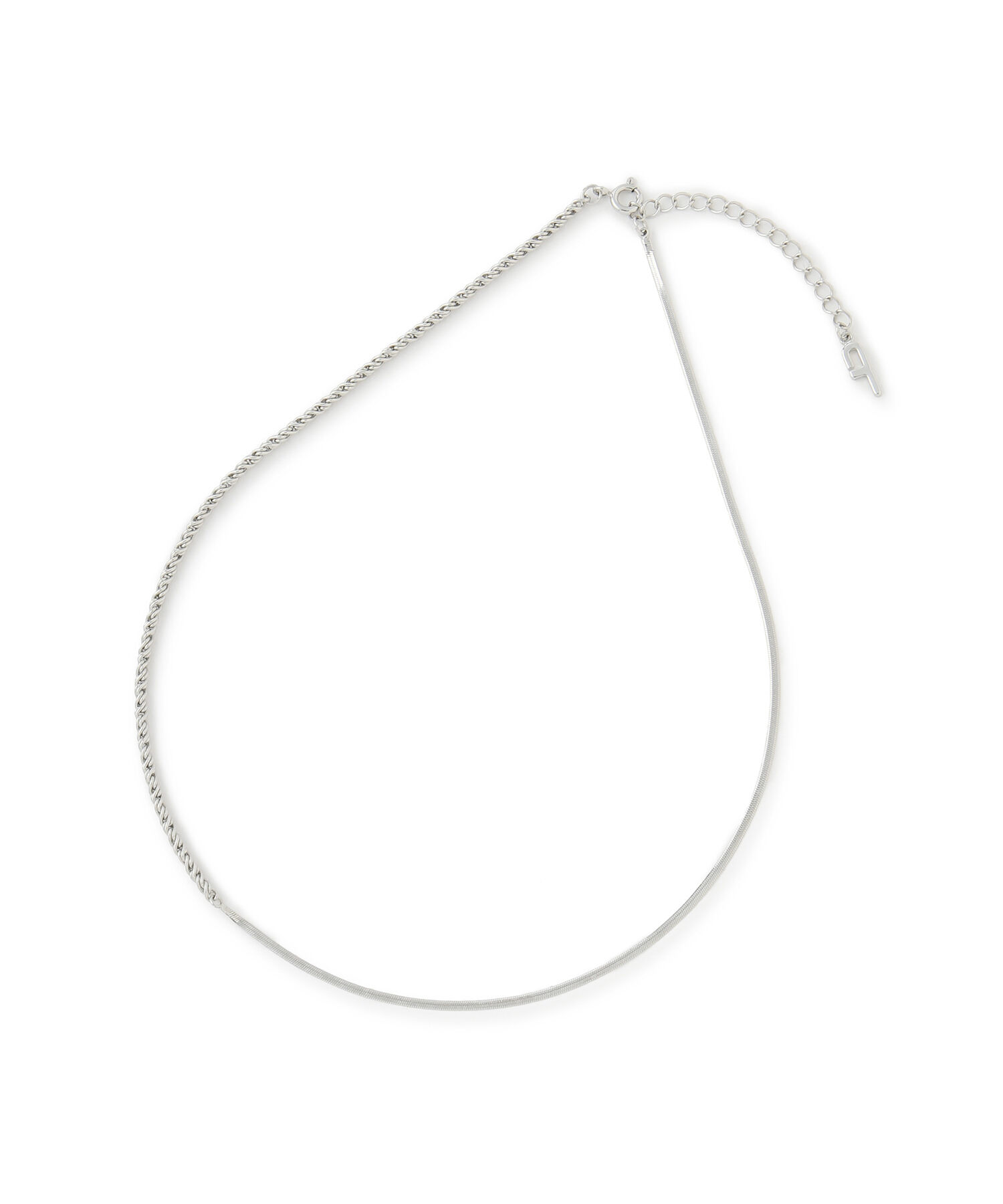 ADAM ET ROPE'「LES BIJOUX コンビチェーンネックレス」|ネックレス|