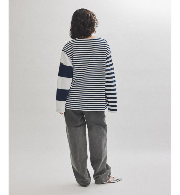 ADAM ET ROPE'「【G.F.G.S. for ADAM ET ROPE'】別注ボートネックボーダー」|Tシャツ・カットソー|