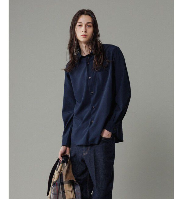 ADAM ET ROPE'「【NIKKE】レギュラーカラー シャツ / ウォッシャブル」|シャツ・ブラウス|