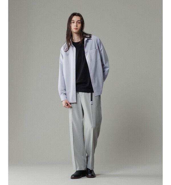 ADAM ET ROPE'「【NIKKE】レギュラーカラー シャツ / ウォッシャブル」|シャツ・ブラウス|