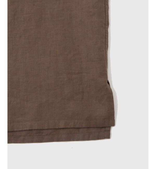 ADAM ET ROPE'「ボックスシルエット リネン シャツ ジャケット / セットアップ可能」|テーラードジャケット|