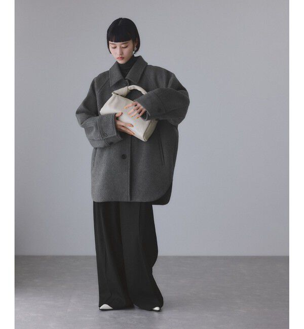 Super140'sメルトンシャツコート（ADAM ET ROPE'）｜ルミネの