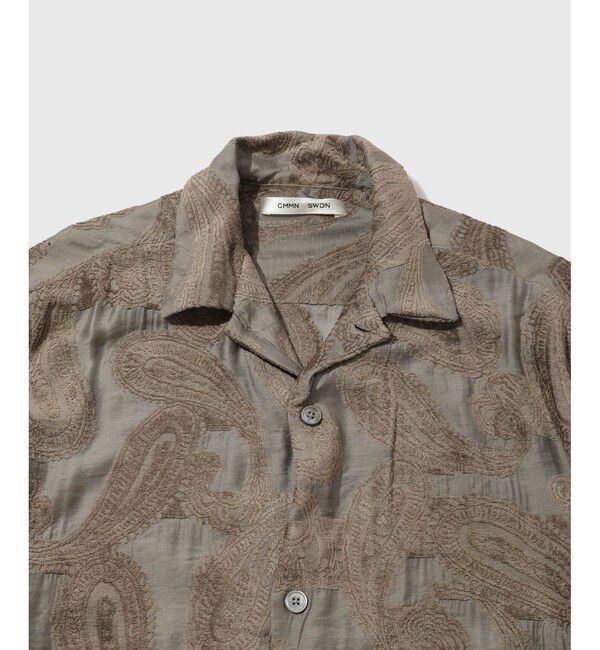 ADAM ET ROPE'「【CMMN SWDN/コモン スウェーデン】Paisley SHIRTS」|シャツ・ブラウス|