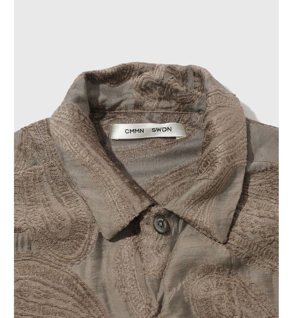 ADAM ET ROPE'「【CMMN SWDN/コモン スウェーデン】Paisley SHIRTS」|シャツ・ブラウス|