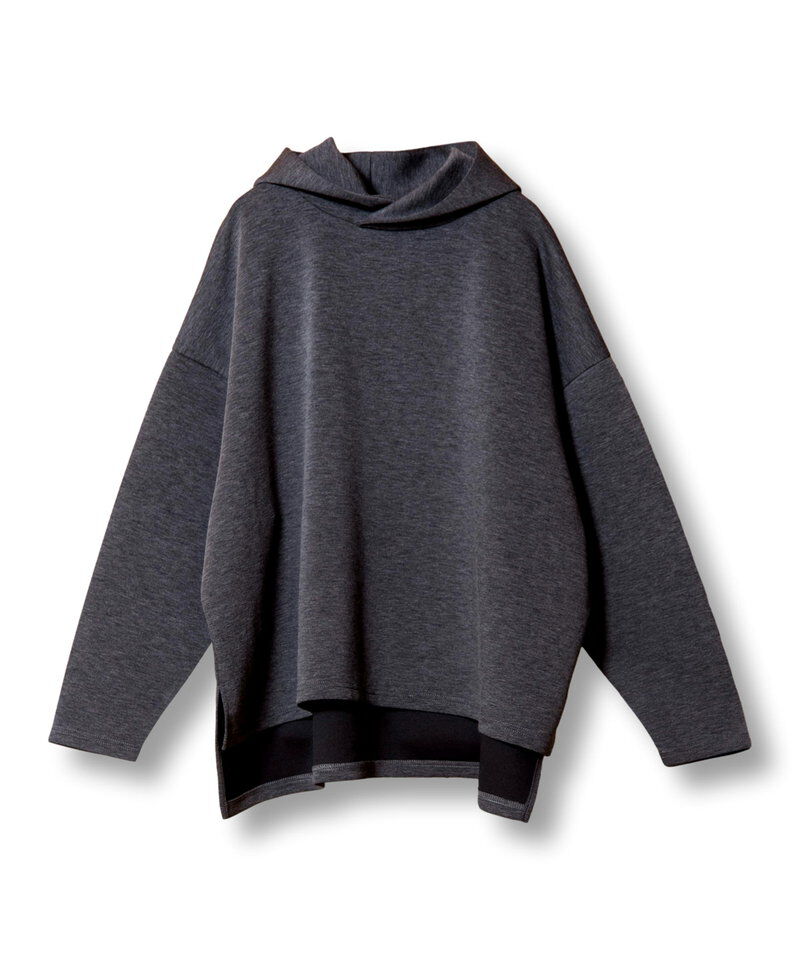  「イレギュラーヘムフードプルオーバー」|パーカー|