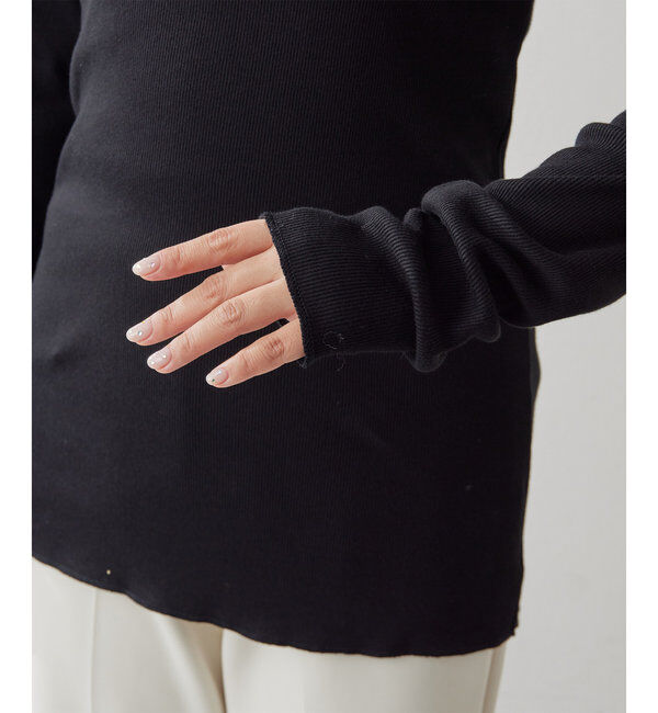  「コットンテレコクルーネックプルオーバー」|Tシャツ・カットソー|