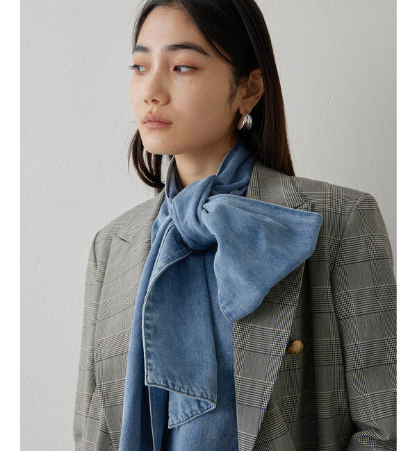  「DENIMボウブラウス」|シャツ・ブラウス|