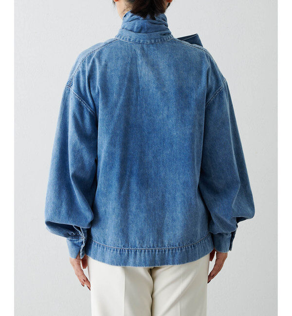  「DENIMボウブラウス」|シャツ・ブラウス|