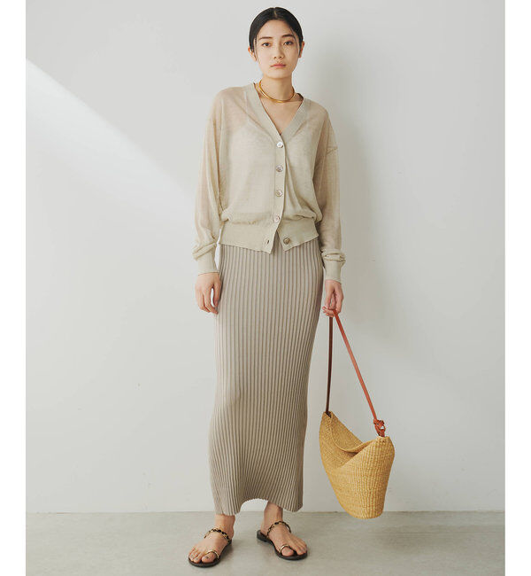  「シアーリネンカーディガン」|ニット・セーター|