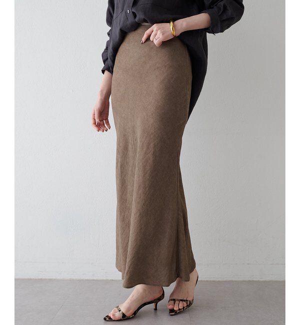  「ツイル顔料染めスカート」|スカート|