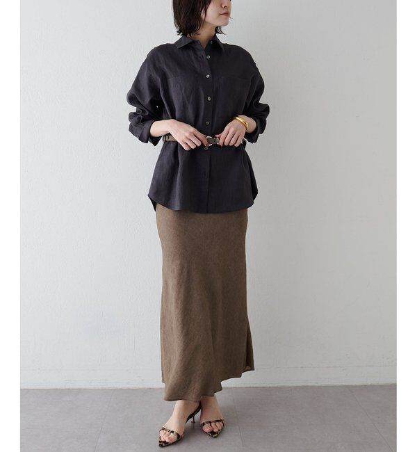  「ツイル顔料染めスカート」|スカート|