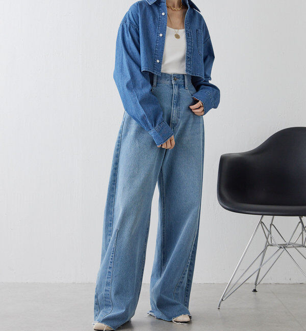  「【累計販売2.４万本】ブルージュデニム」|デニム|