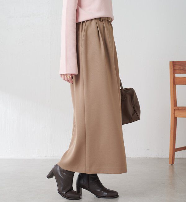  「ウールライクベルテッドスカート」|スカート|