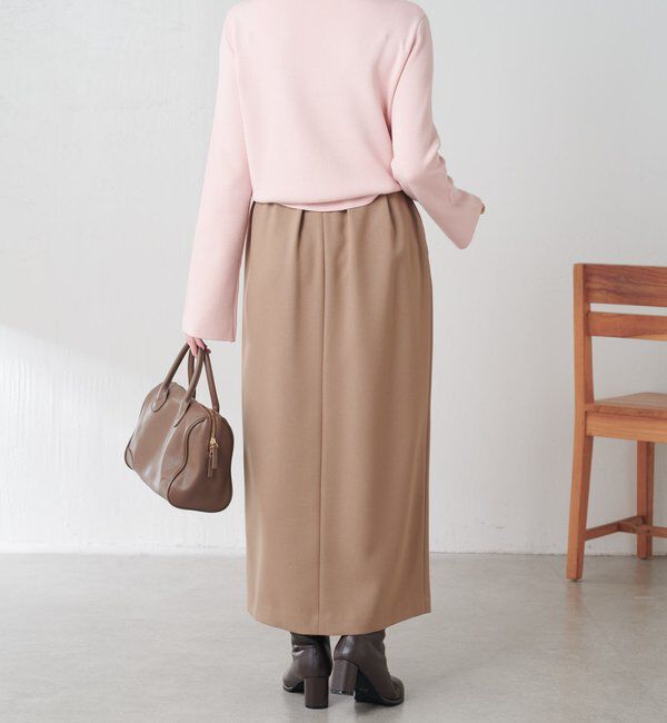  「ウールライクベルテッドスカート」|スカート|