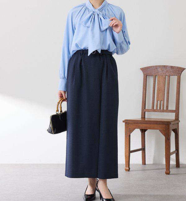  「ウールライクベルテッドスカート」|スカート|