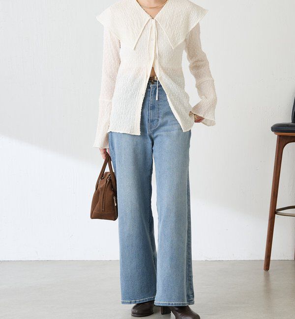  「ビッグカラーカーディガン」|Tシャツ・カットソー|