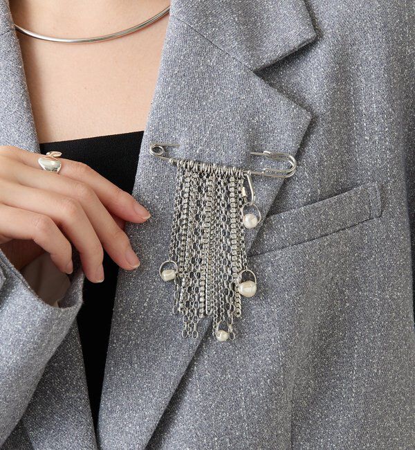  「【PAPILLONNER/パピヨネ】チャームブローチ/セレモ二ー」|リング|シルバー