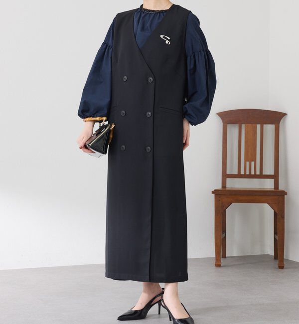  「フロントボタンジャンパースカート」|ワンピース|