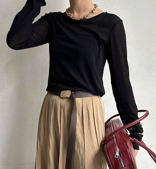  「【新色追加】コットンシアーTEE」|Tシャツ・カットソー|