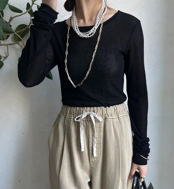  「【新色追加】コットンシアーTEE」|Tシャツ・カットソー|