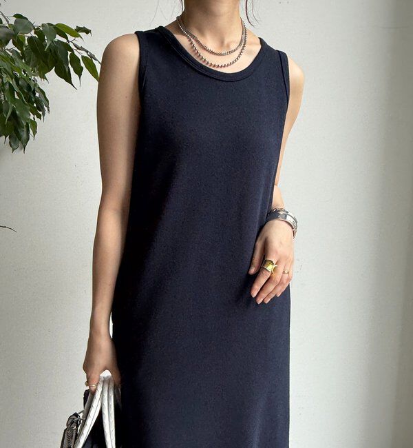  「【全骨格細見え】ブークレーダンボールタンクワンピース」|ワンピース|