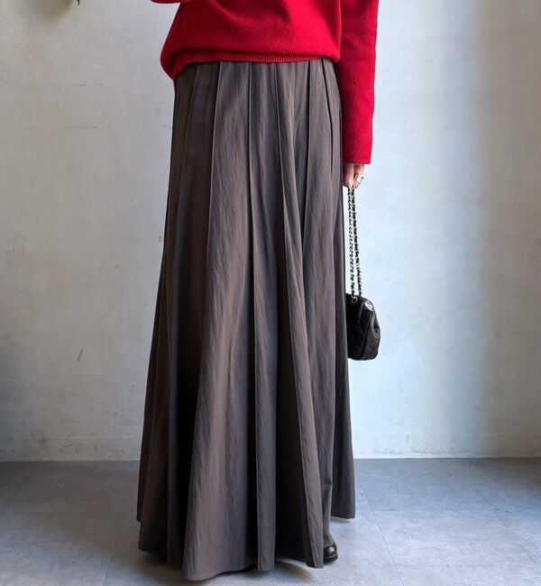  「パネルプリーツスカート」|スカート|