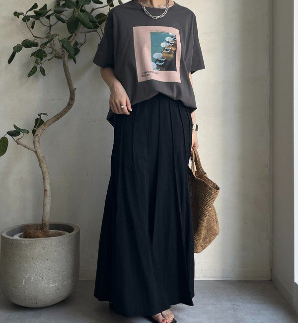  「パネルプリーツスカート」|スカート|