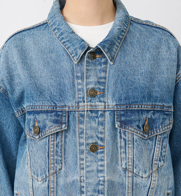  「【リバイバル/新色追加/羽織るだけでサマになる】デニムジャケット」|デニムジャケット|