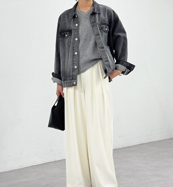  「【リバイバル/新色追加/羽織るだけでサマになる】デニムジャケット」|デニムジャケット|