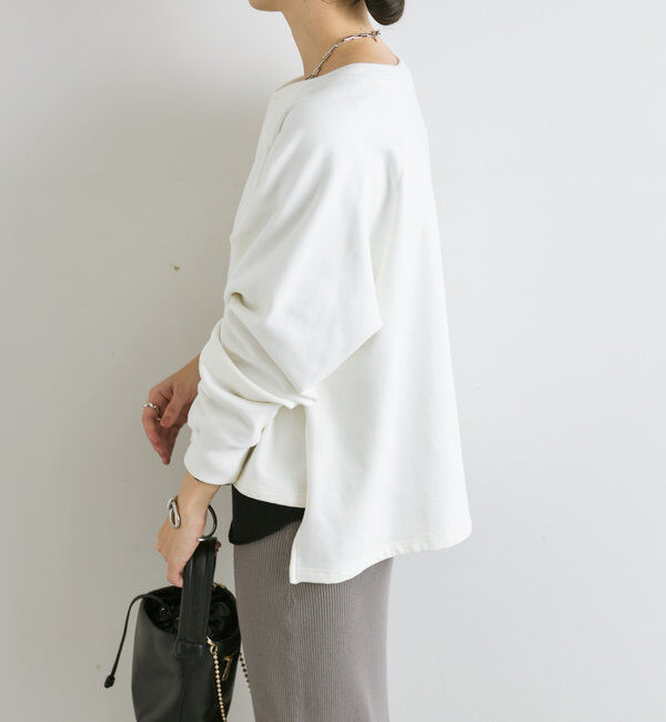  「【大人が着やすい】キーネックオーバースウェット」|Tシャツ・カットソー|