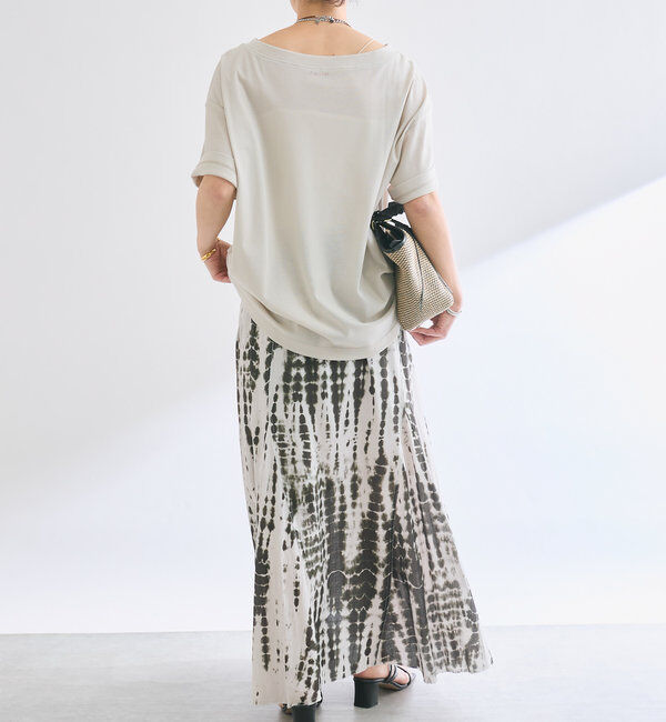  「【MONN.:.(モン)】オープンネックTee」|Tシャツ・カットソー|