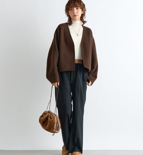  「【新色追加・リバイバル】シルクカシミヤリブニット」|ニット・セーター|