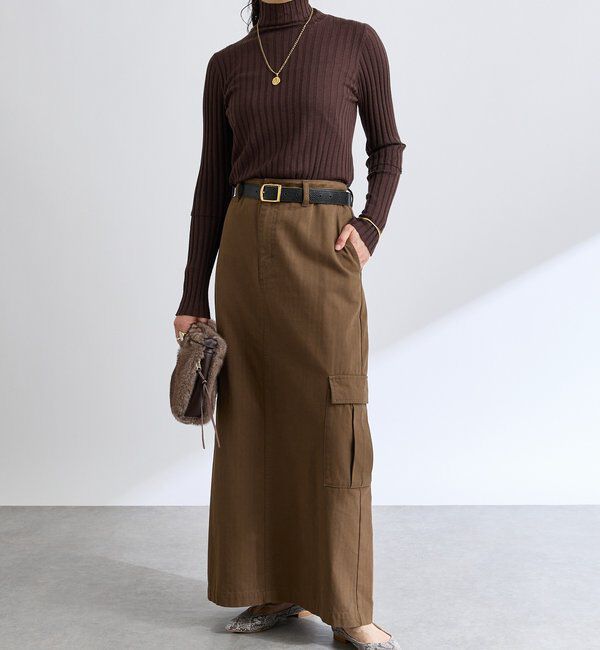  「【新色追加・リバイバル】シルクカシミヤリブニット」|ニット・セーター|