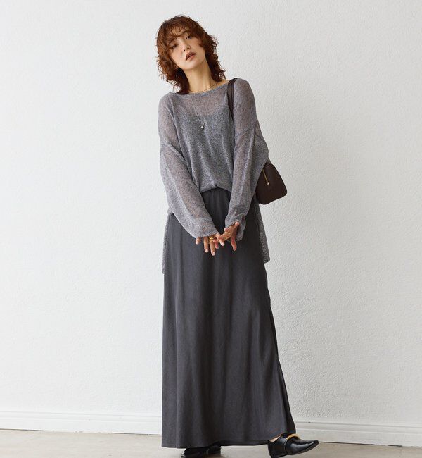  「メランジルーズニット」|ニット・セーター|