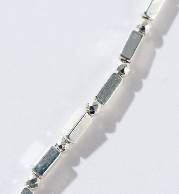  「【存在感◎】ヘマタイトショートネックレス」|リング|