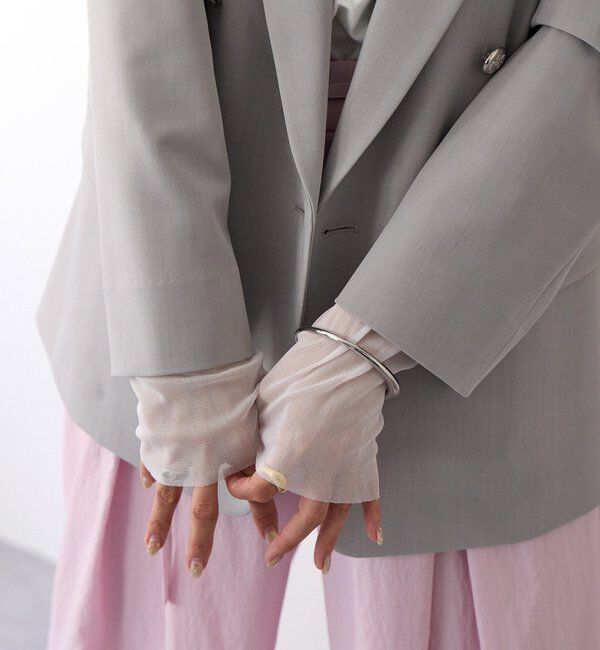  「予約【レイヤードに最適】チュールキリカエカットソー」|Tシャツ・カットソー|