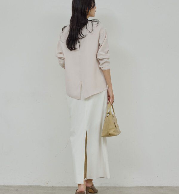  「【新色登場！】バックスリットブラウスT」|シャツ・ブラウス|