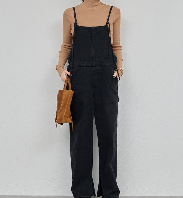  「【サイズ展開あり/長さ調整可能】デニムサロペット」|チノ|