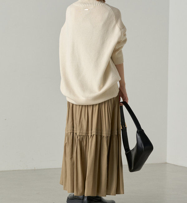  「【3サイズ展開】サテンティアードキャミワンピース」|ワンピース|