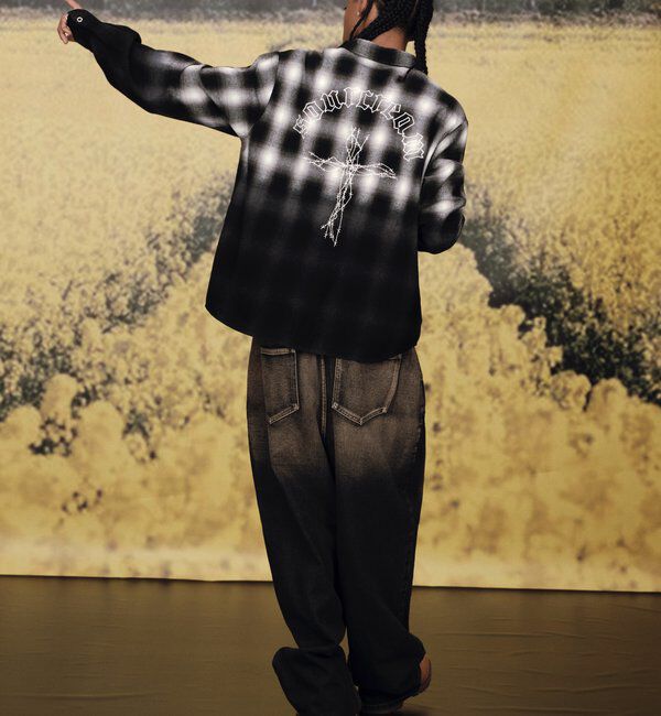  「SLASH POCKET BLAST WIDE DENIM」|デニム|