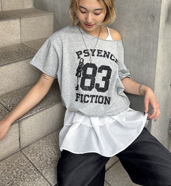  「【新色追加】エリオットオフショルTEE」|Tシャツ・カットソー|