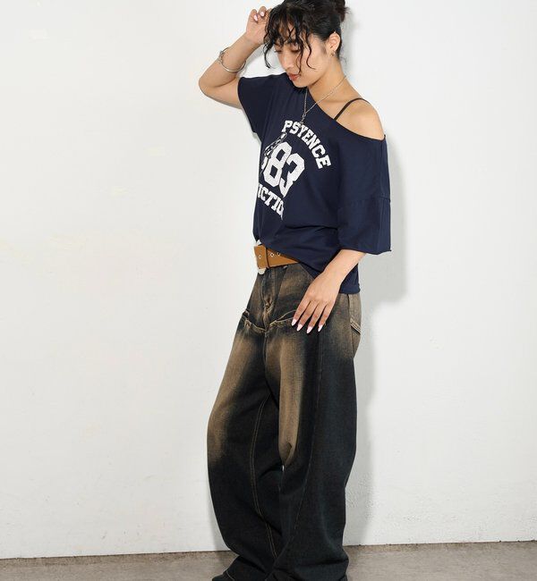  「【新色追加】エリオットオフショルTEE」|Tシャツ・カットソー|
