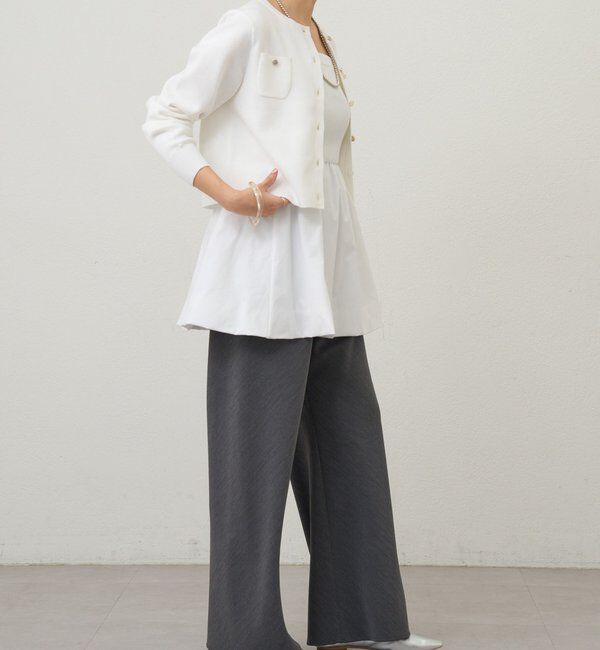  「コットンニットショートカーディガン」|カーディガン|