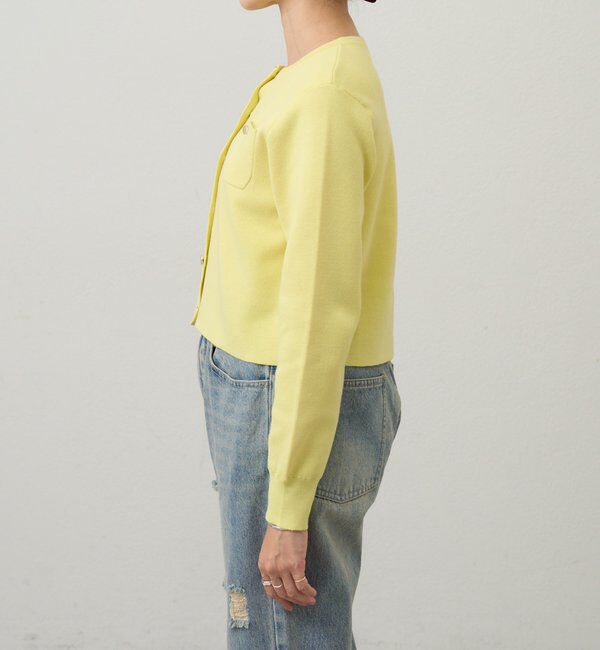  「コットンニットショートカーディガン」|カーディガン|