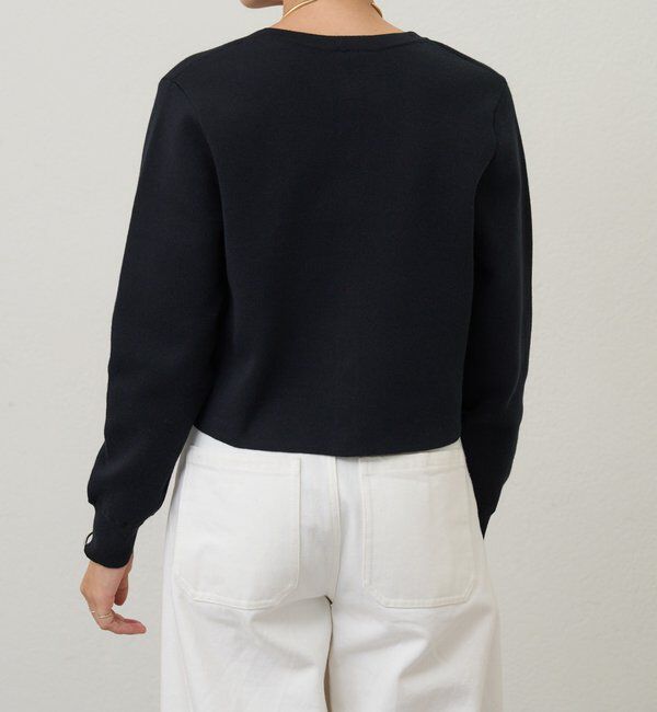  「コットンニットショートカーディガン」|カーディガン|