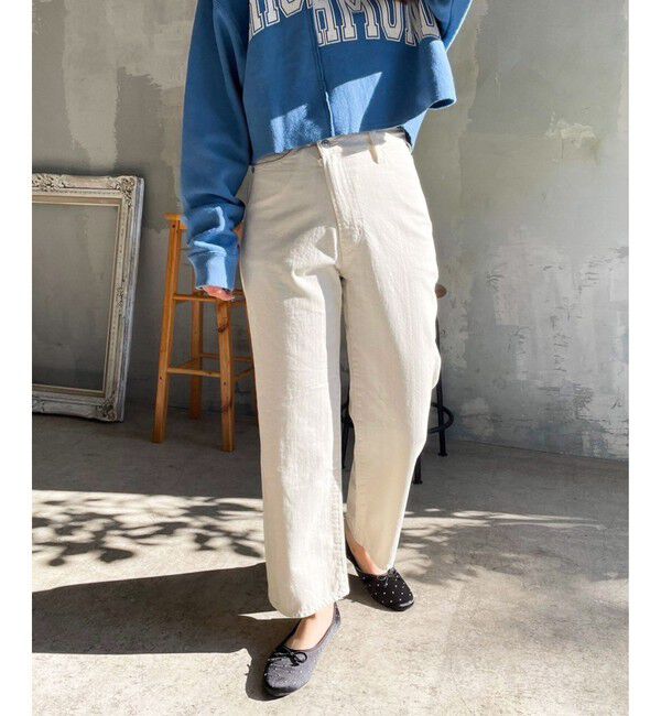 LOWRYS FARM「ＣＯＮＥ／アシメデニムパンツ」|デニム|