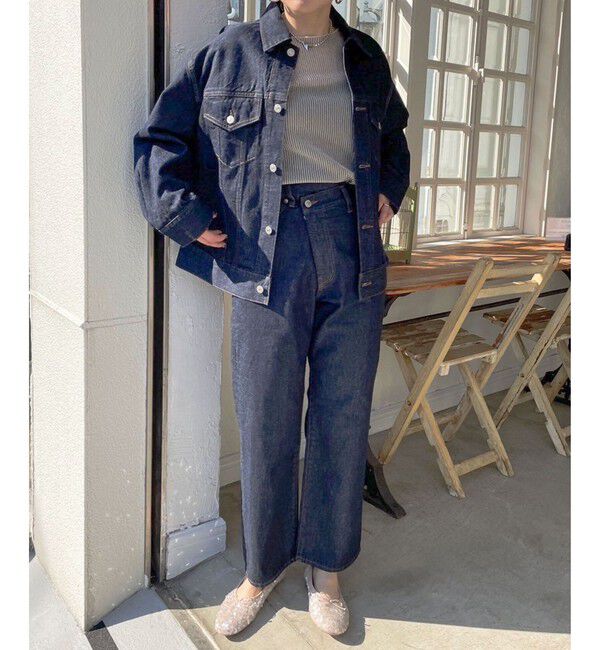 LOWRYS FARM「ＣＯＮＥ／アシメデニムパンツ」|デニム|