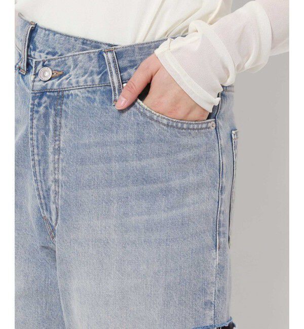 LOWRYS FARM「ＣＯＮＥ／アシメデニムパンツ」|デニム|