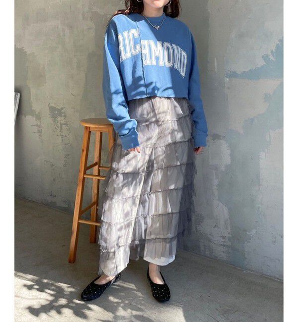 LOWRYS FARM「ＣＯＮＥ／アシメデニムパンツ」|デニム|